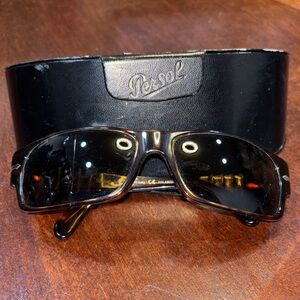 Persol Glossy Dark Brown Sunglasses